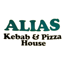Alias Kebab & Pizza House logo.